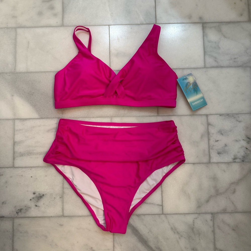 Vibrant Pink Bikini Set